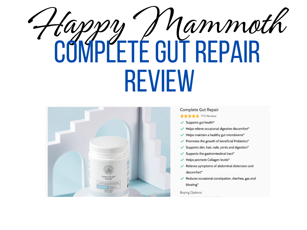 Happy Mammoth Gut Repair Review product page 